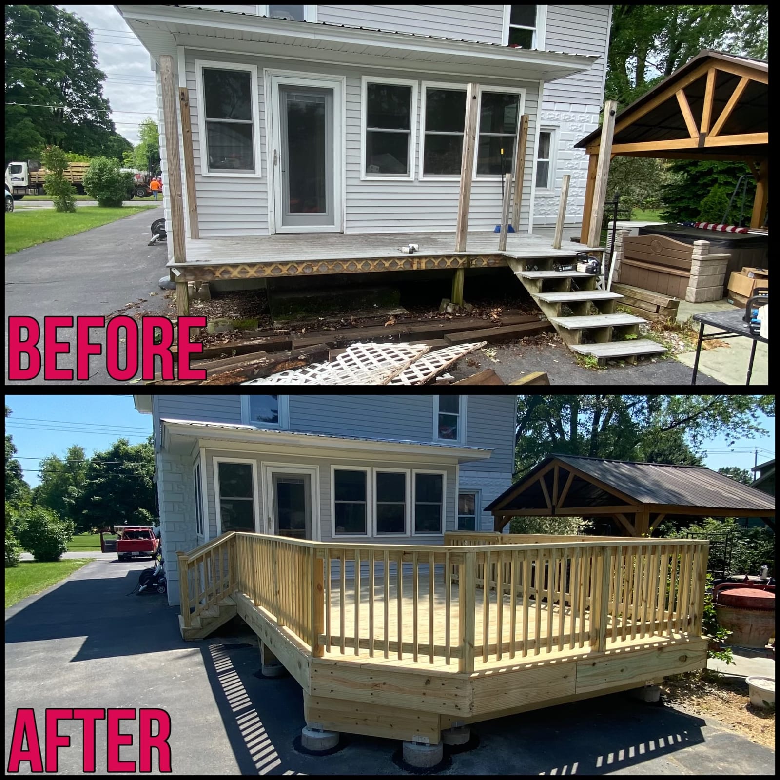 Outdoor living project by Medial Construction Services