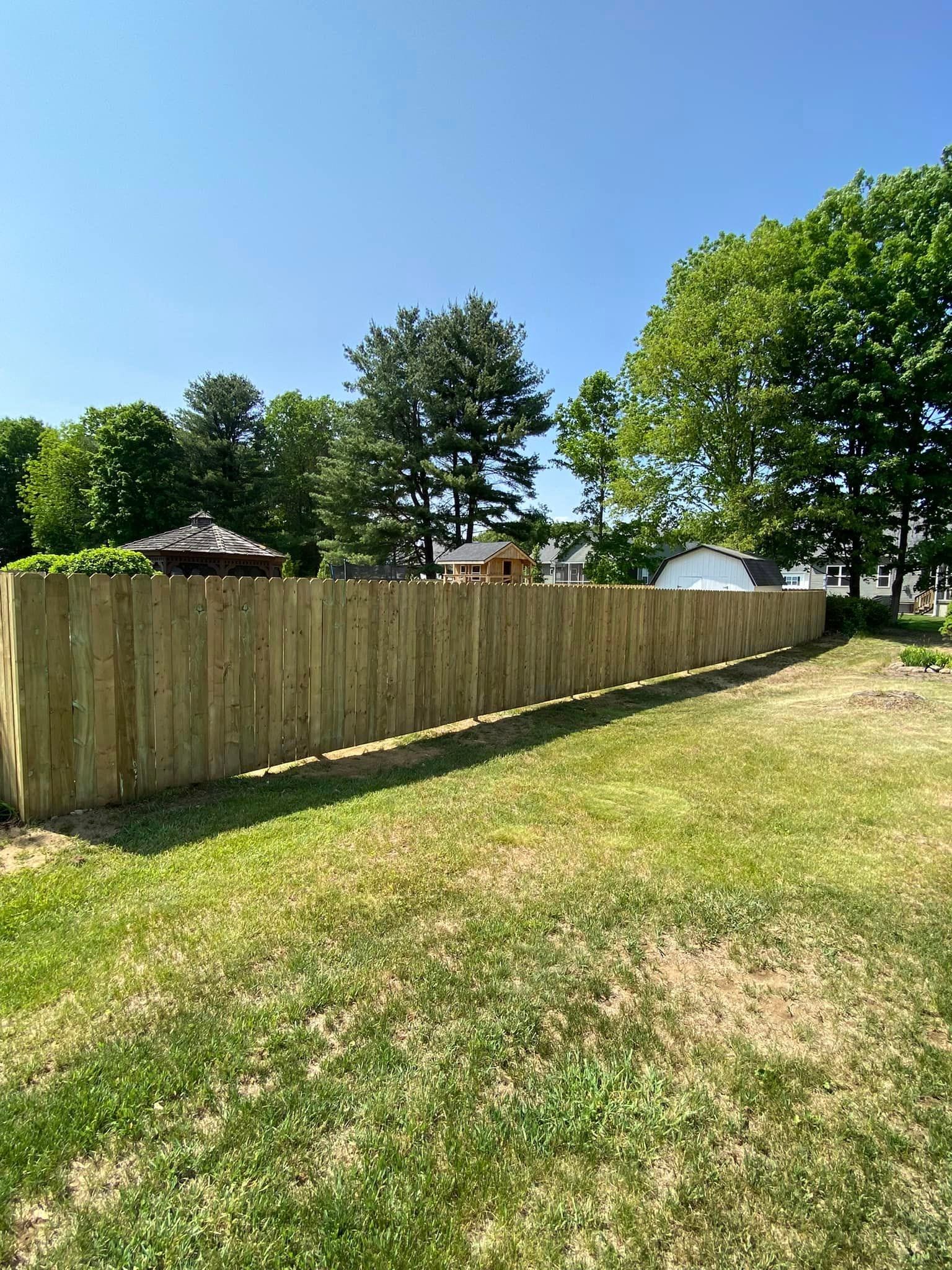 Fencing project by Medial Construction Services