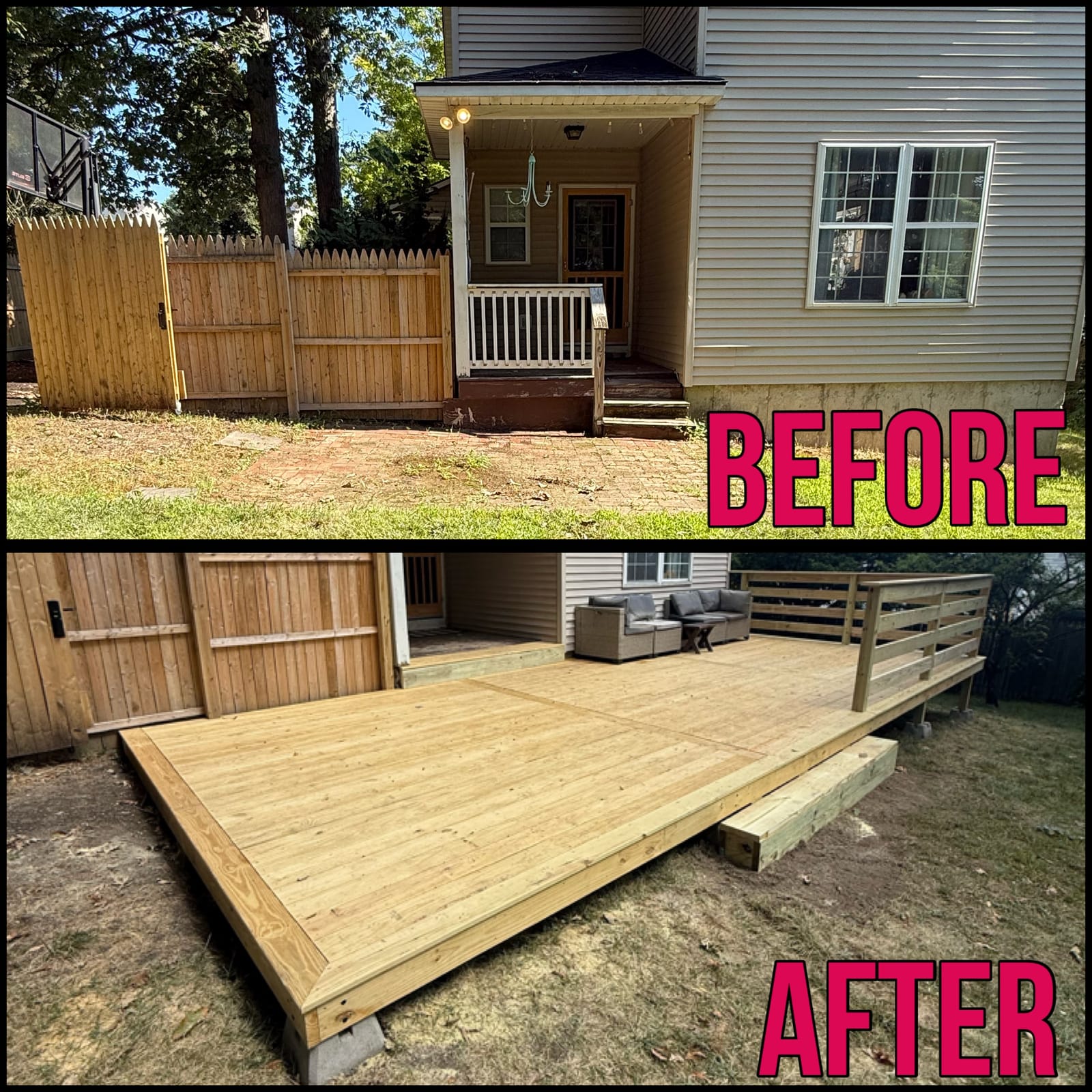 Outdoor living project by Medial Construction Services