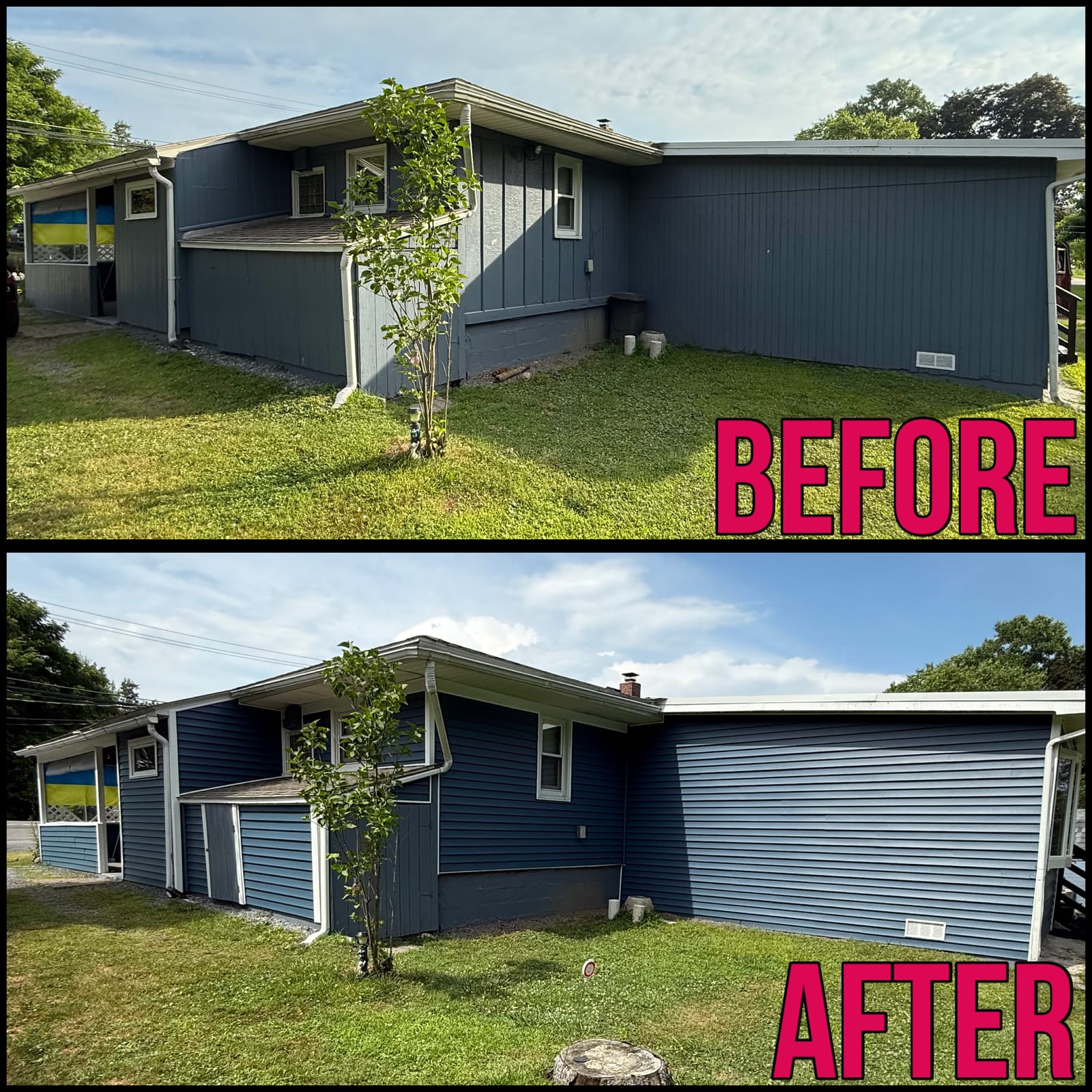 Siding & roofing project by Medial Construction Services