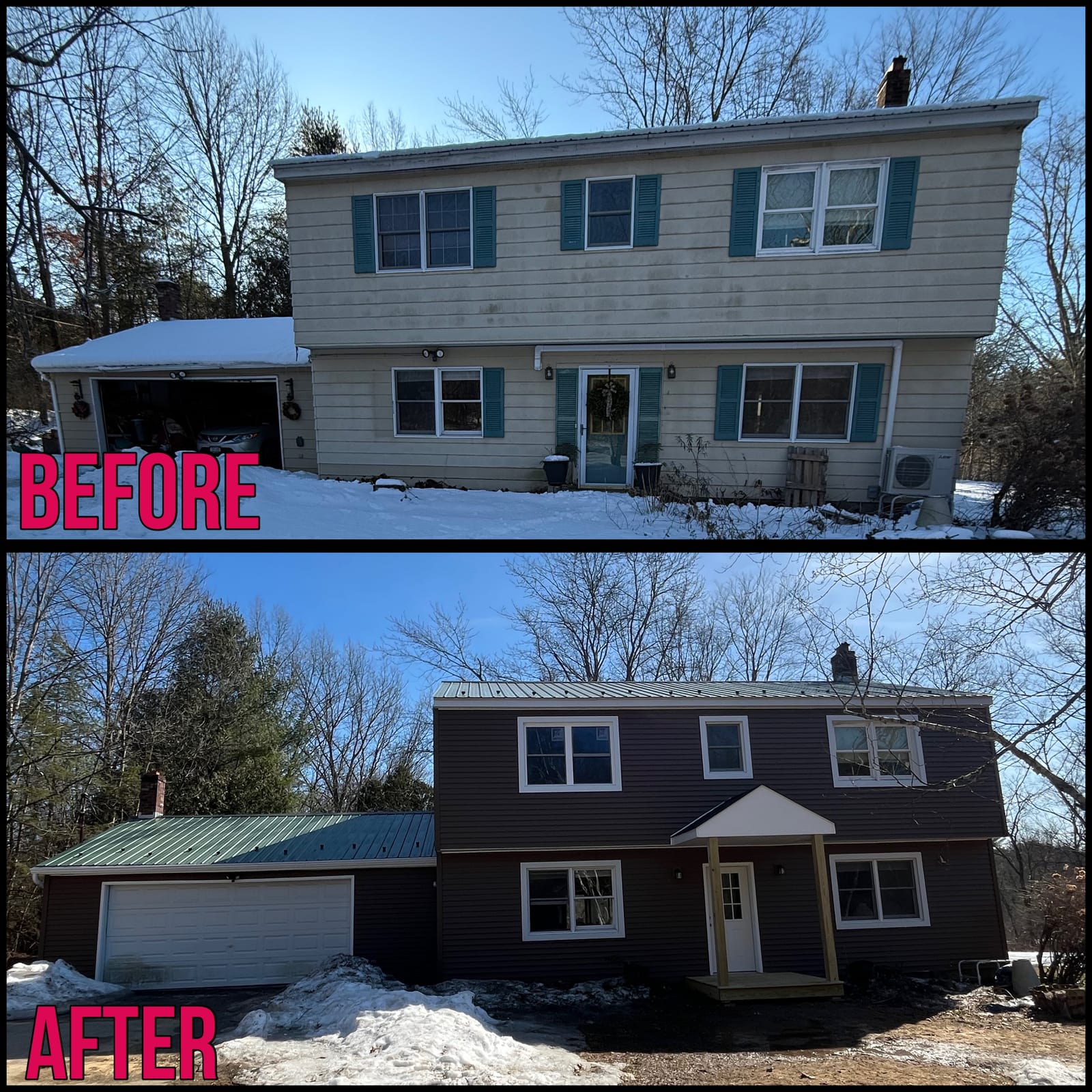 Siding & roofing project by Medial Construction Services