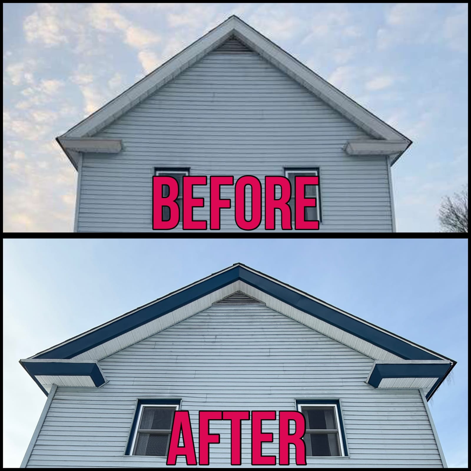 Siding & roofing project by Medial Construction Services