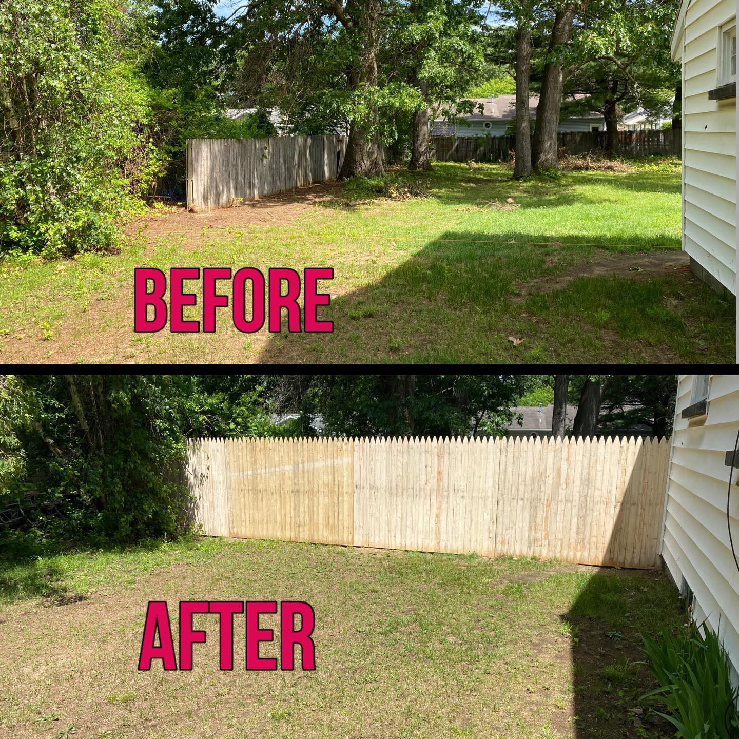 Fencing project by Medial Construction Services