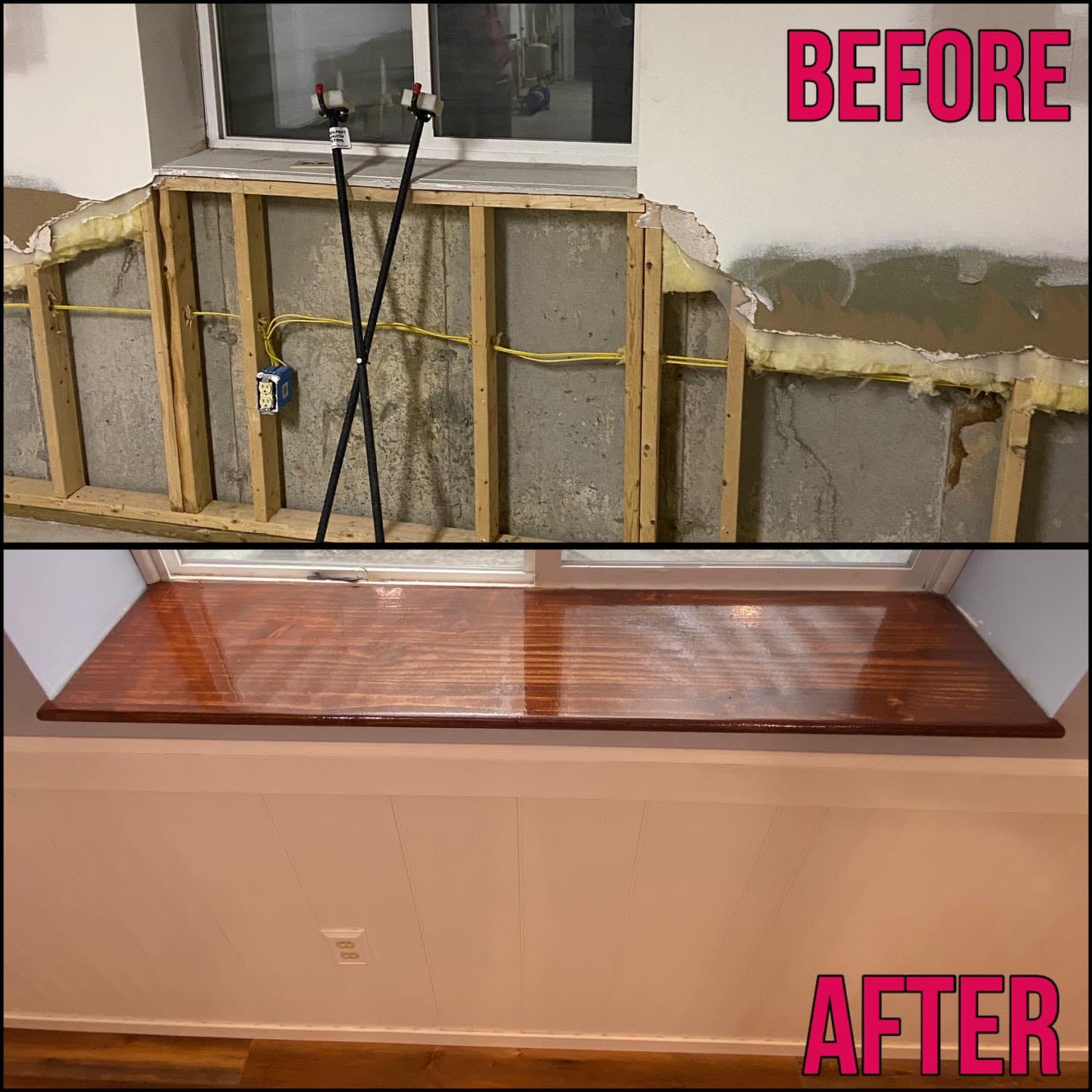 Basement project by Medial Construction Services