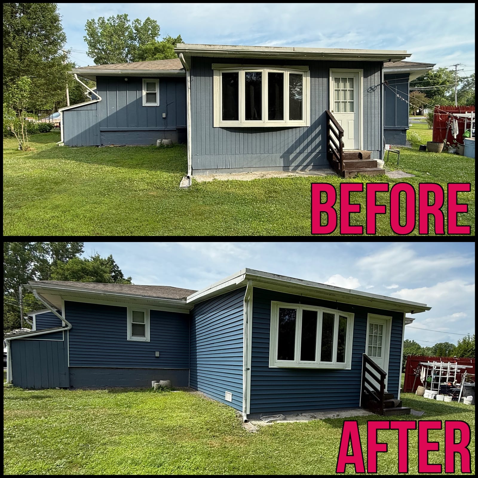 Siding & roofing project by Medial Construction Services