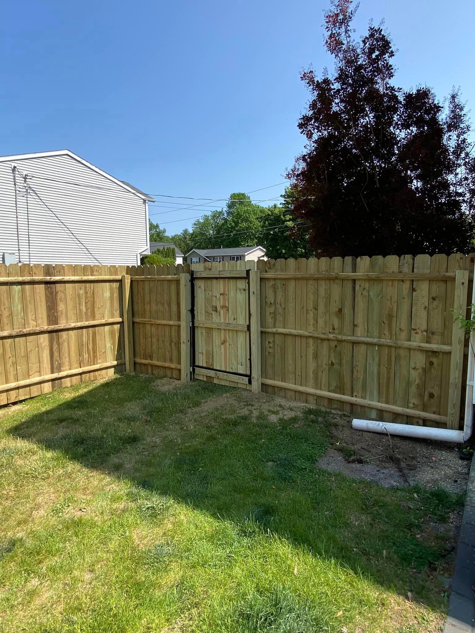 Fencing project by Medial Construction Services