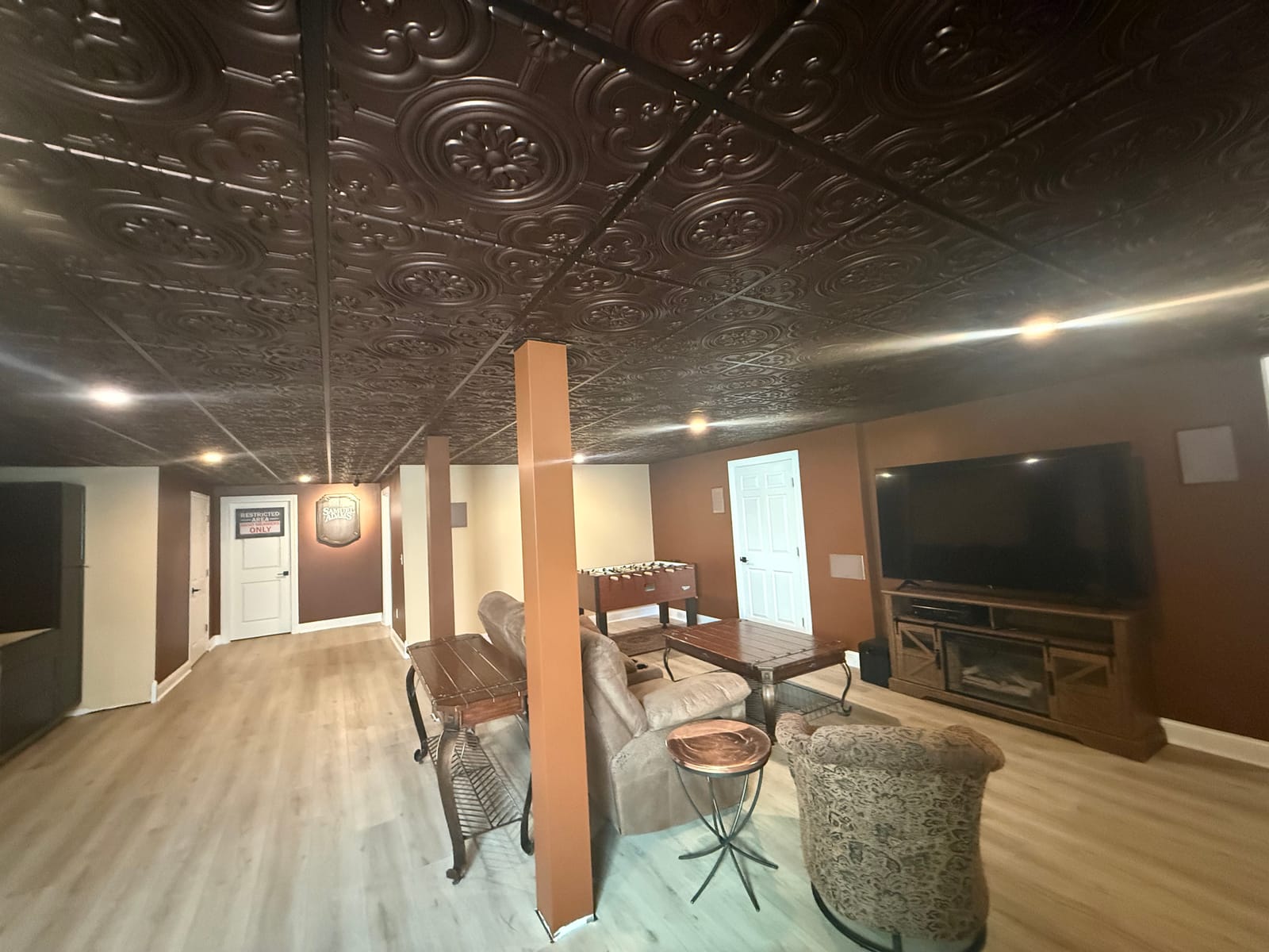 Basement project by Medial Construction Services