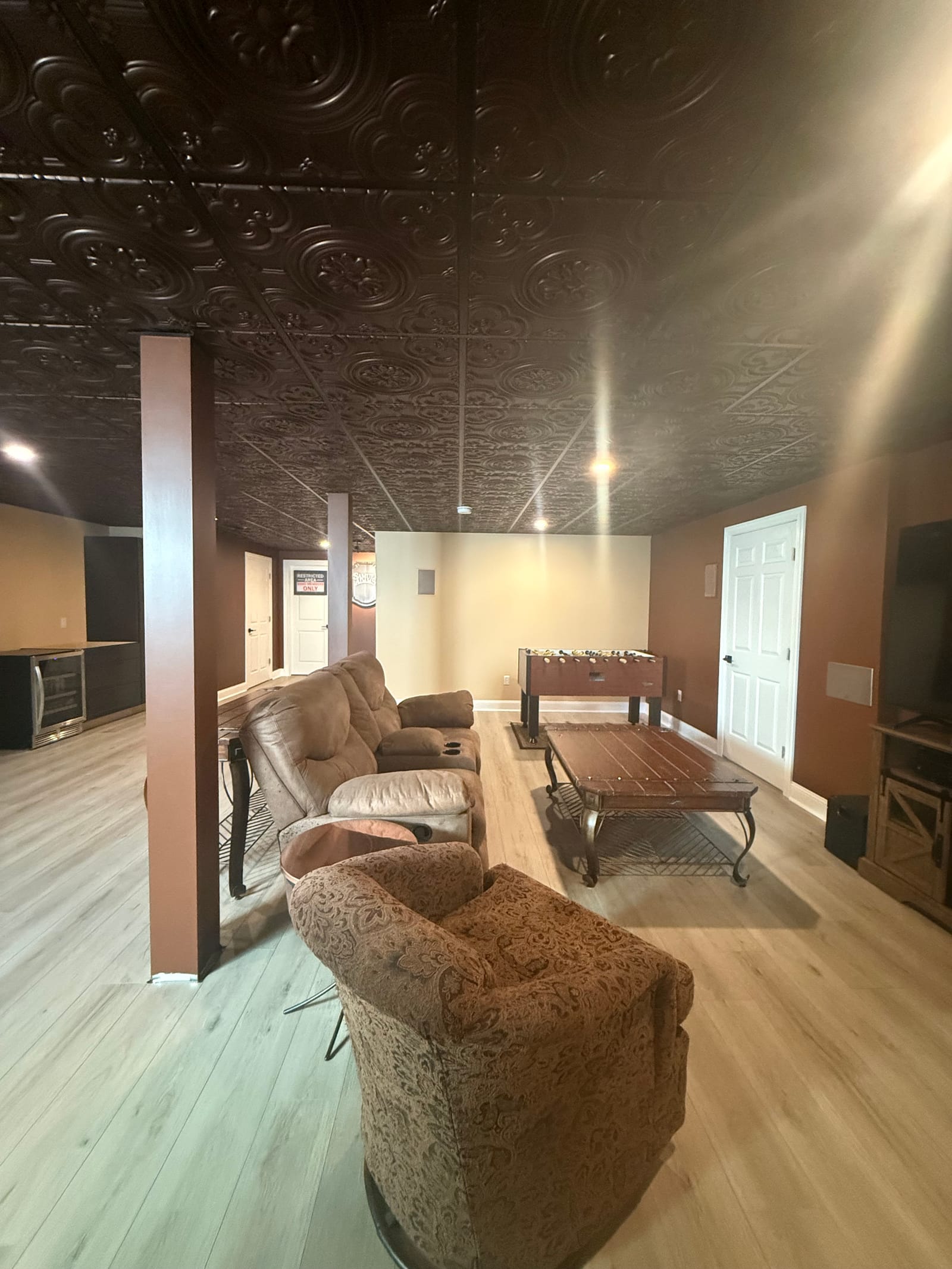 Basement project by Medial Construction Services