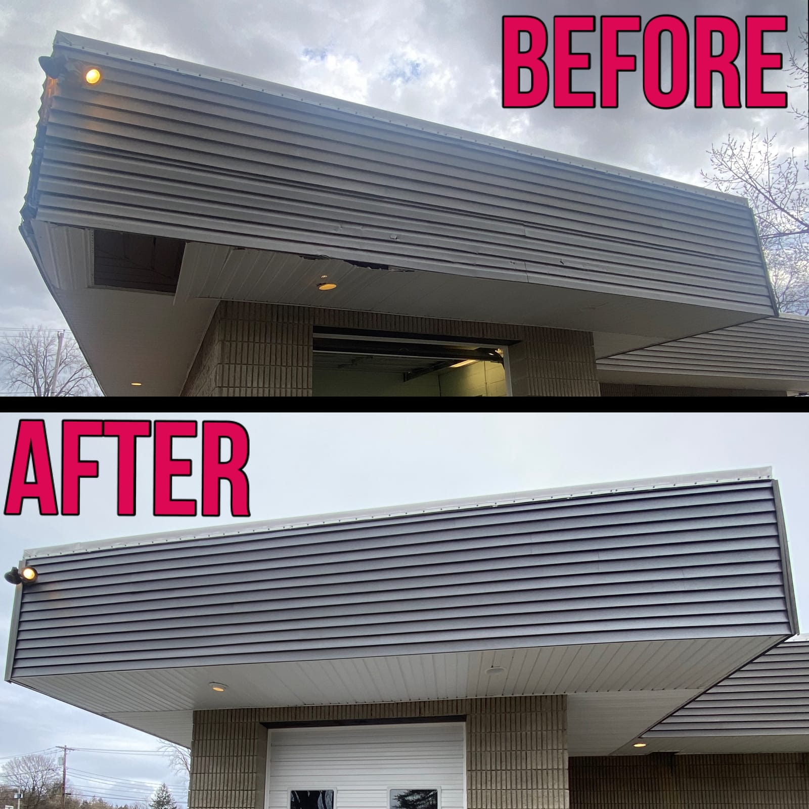 Siding & roofing project by Medial Construction Services