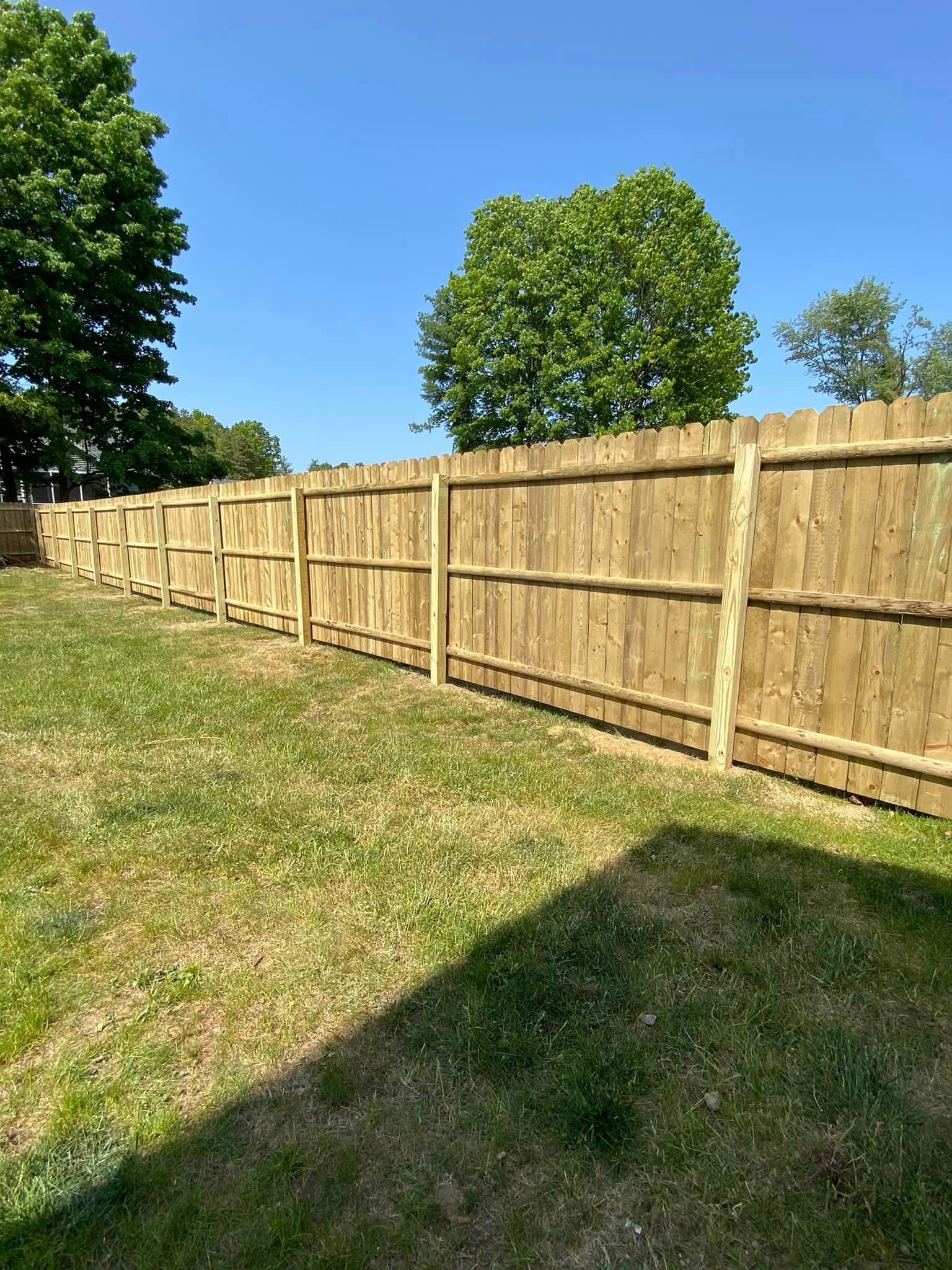 Fencing project by Medial Construction Services