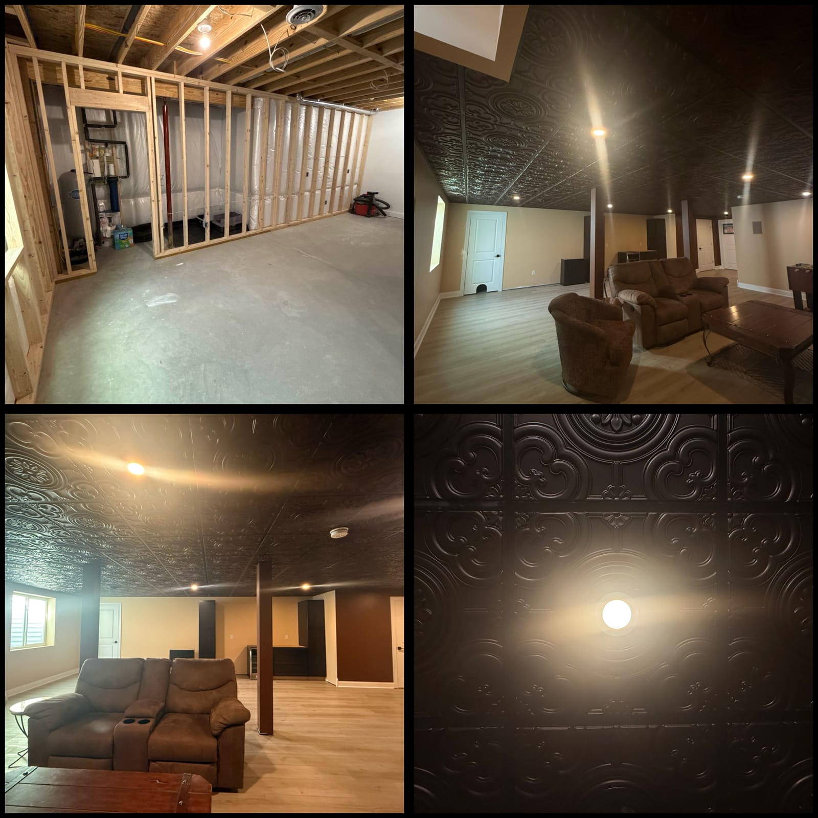 Basement project by Medial Construction Services