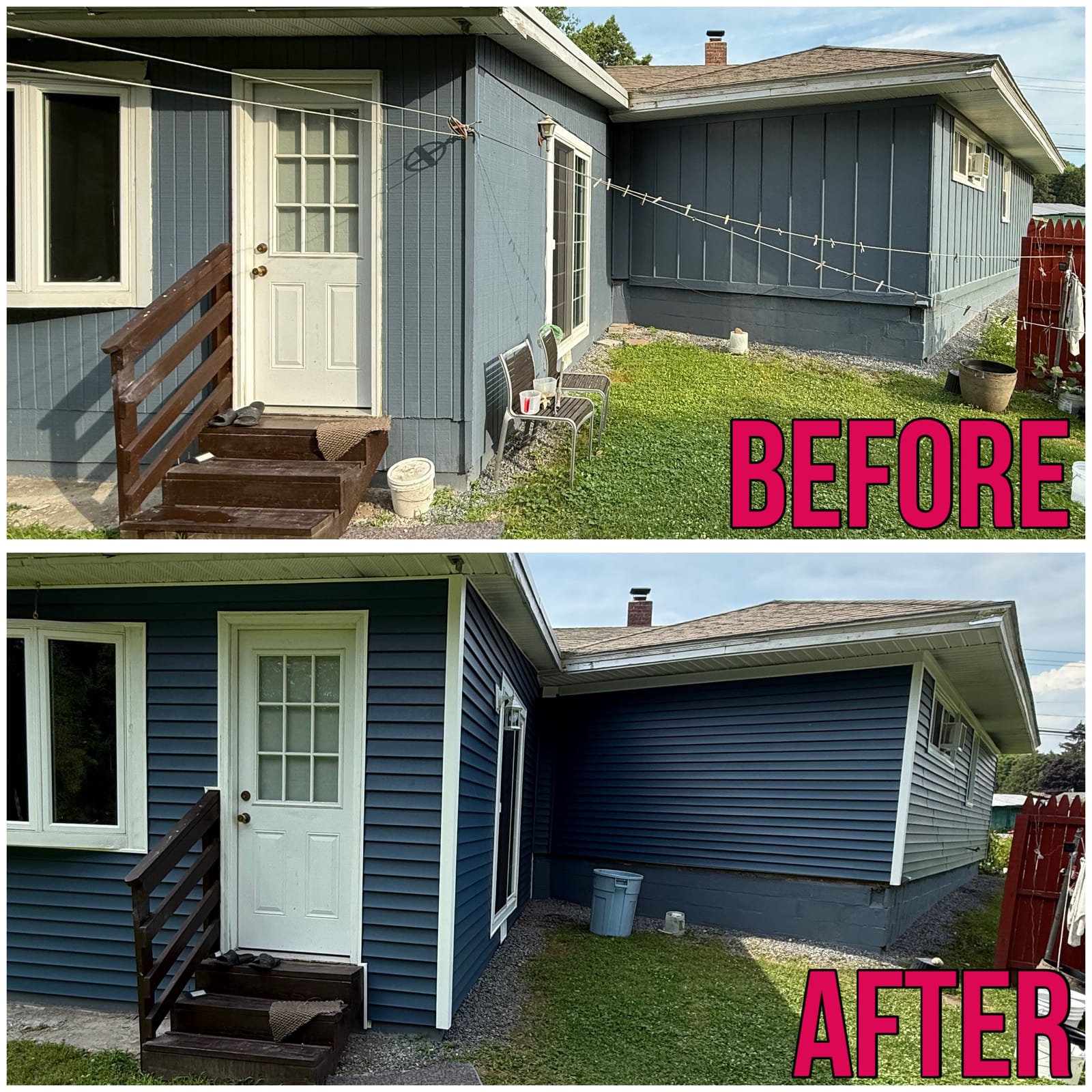 Siding & roofing project by Medial Construction Services