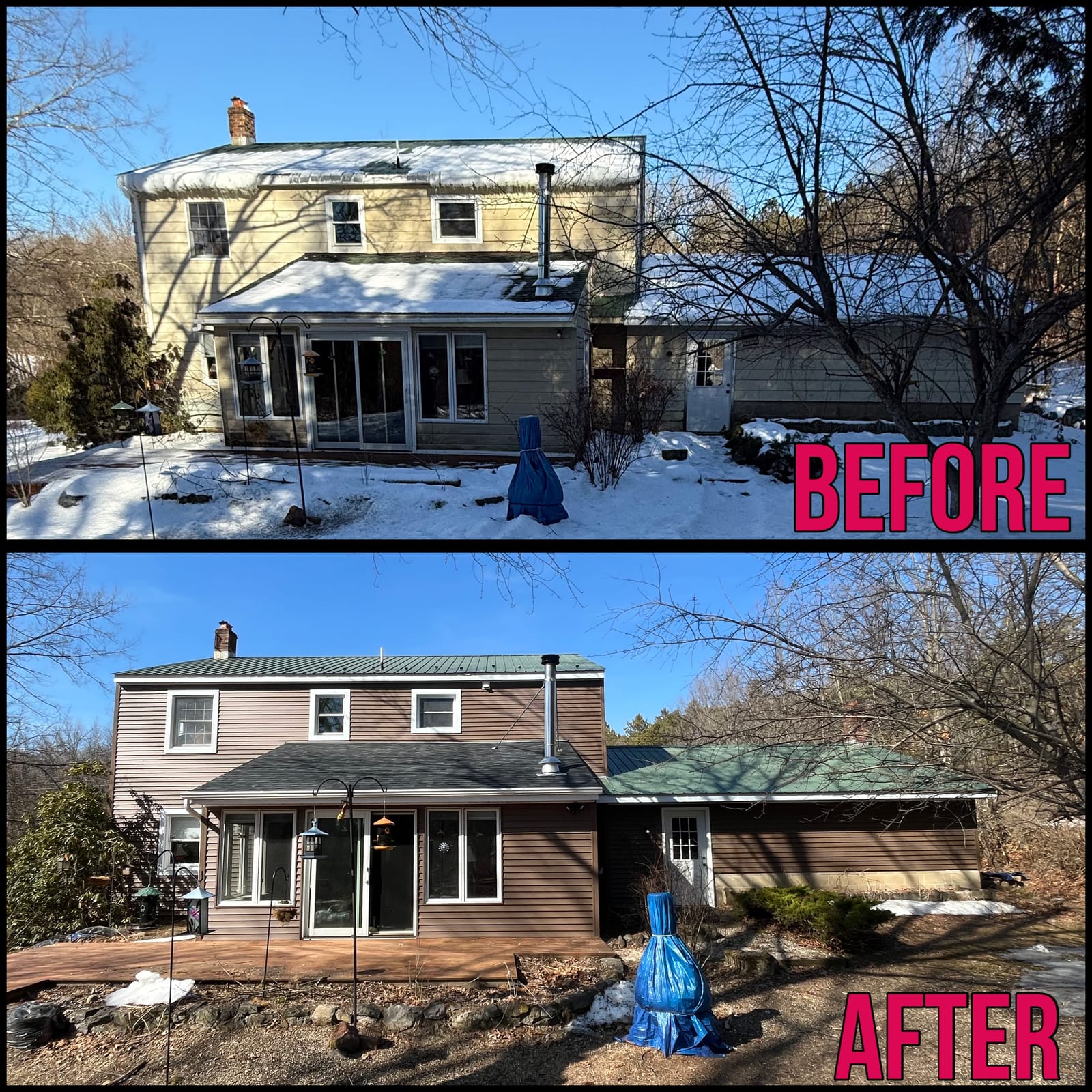 Siding & roofing project by Medial Construction Services