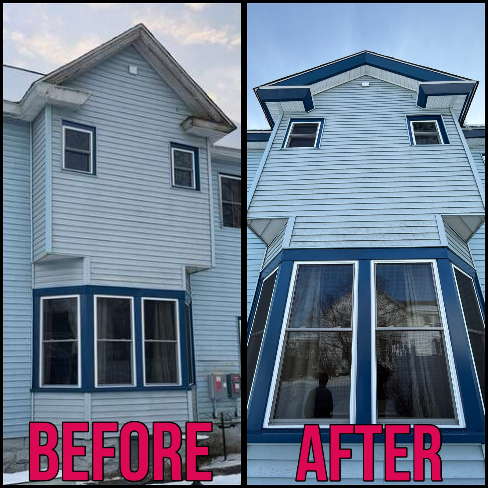 Siding & roofing project by Medial Construction Services